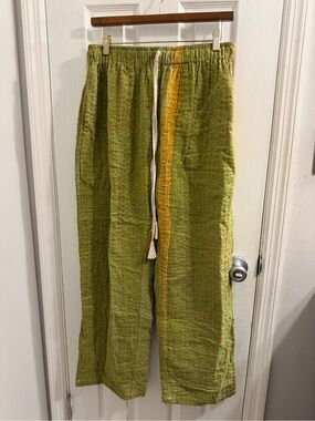 Reversible Side Slit Kantha Pants